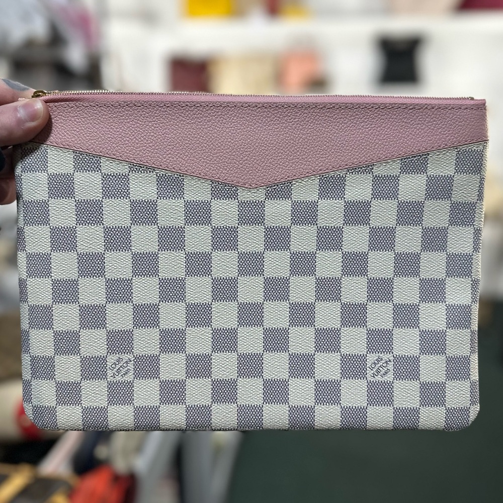 LV Damier Azur Pouch